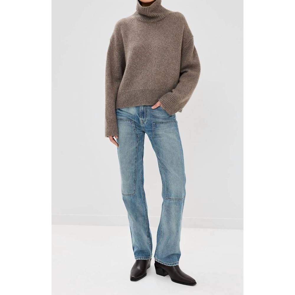 NEW NILI LOTAN welder straight leg jeans in summer wash - Picture 4 of 8